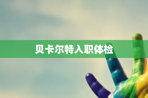 贝卡尔特入职体检